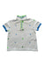 A White Short Sleeve Polos from Jacadi in size 4T for boy. (Front View)