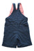 A Navy Overall Shorts from The Little White Company in size 4T for boy. (Back View)
