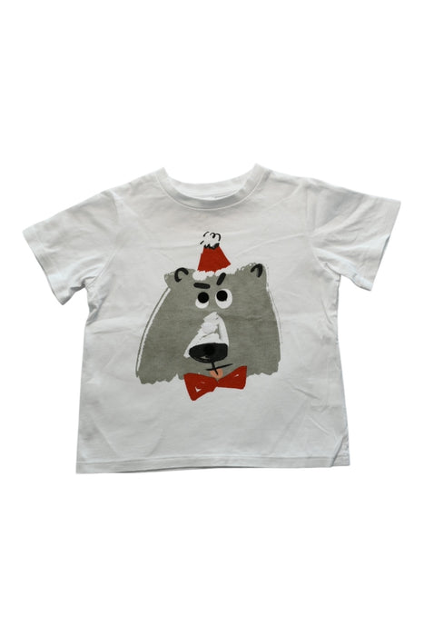A White Short Sleeve T Shirts from Stella McCartney in size 4T for boy. (Front View)