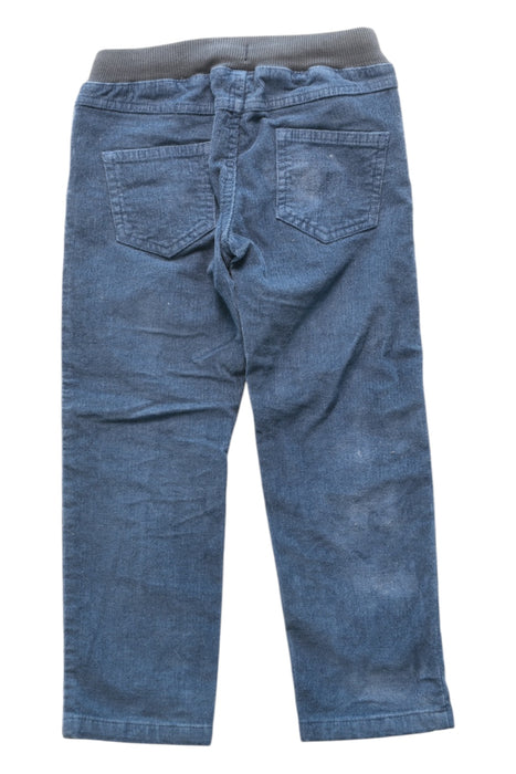A Blue Casual Pants from Petit Bateau in size 4T for boy. (Back View)