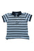 A Blue Short Sleeve Polos from Thomas Brown in size 5T for boy. (Front View)