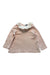 A Pink Long Sleeve Tops from Petit Bateau in size 6-12M for girl. (Front View)