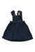 A Navy Overall Dresses from The Little White Company in size 6-12M for girl. (Front View)