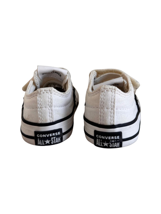 A White Sneakers from Converse in size 12-18M for neutral. (Back View)