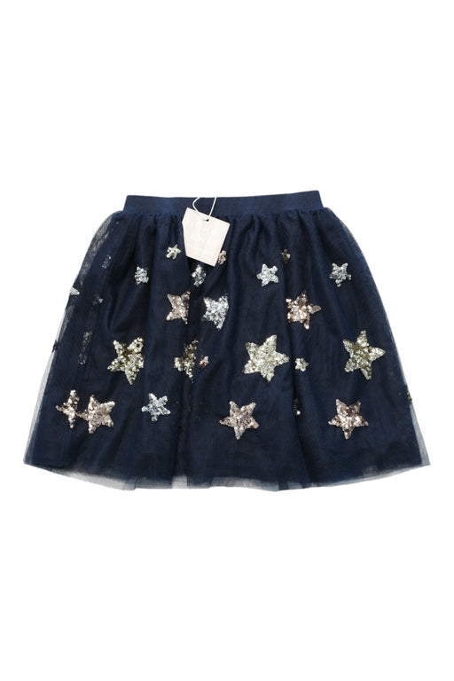 A Navy Tulle Skirts from John Lewis in size 7Y for girl. (Front View)