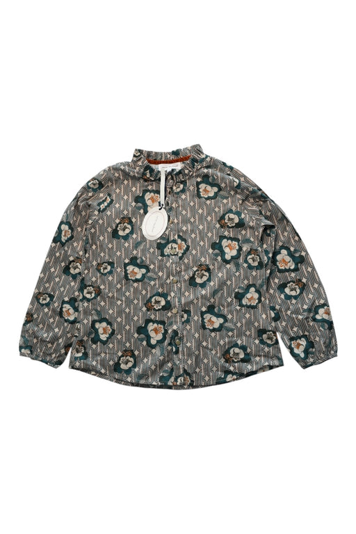 A Multicolour Long Sleeve Shirts from Excuse My French in size 10Y for girl. (Front View)