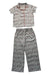 A Grey Pyjama Sets from Tommy Hilfiger in size 5T for girl. (Front View)