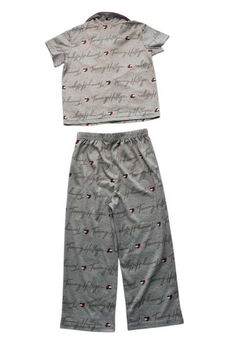 A Grey Pyjama Sets from Tommy Hilfiger in size 5T for girl. (Back View)