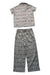 A Grey Pyjama Sets from Tommy Hilfiger in size 5T for girl. (Back View)
