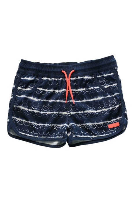A Navy Swim Shorts from Animal in size 9Y for girl. (Front View)