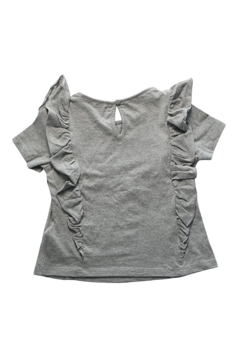 A Grey Short Sleeve Tops from Monsoon in size 7Y for girl. (Back View)