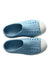 A Blue Slip Ons from Native Shoes in size 5T for girl. (Back View)