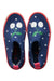 A Blue Slip Ons from Boden in size 4T for girl. (Front View)