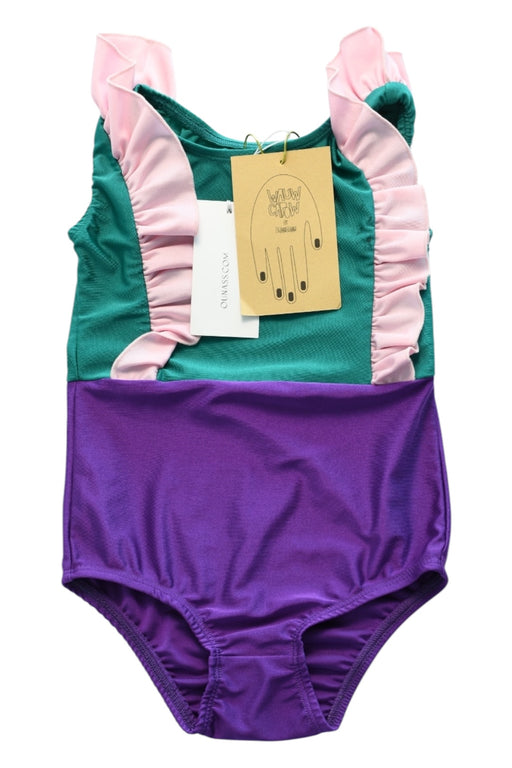 A Multicolour Swimsuits from Wauw Capow in size 6T for girl. (Front View)