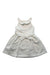 A Ivory Sleeveless Dresses from Obaibi - Okaidi in size 6T for girl. (Back View)