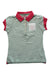 A Multicolour Short Sleeve Polos from Sacoor in size 6T for girl. (Front View)
