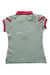 A Multicolour Short Sleeve Polos from Sacoor in size 6T for girl. (Back View)