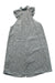 A Grey Sleeveless Dresses from Excuse My French in size 6T for girl. (Back View)