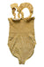 A Yellow Swimsuits from Konges Sløjd in size 4T for girl. (Back View)
