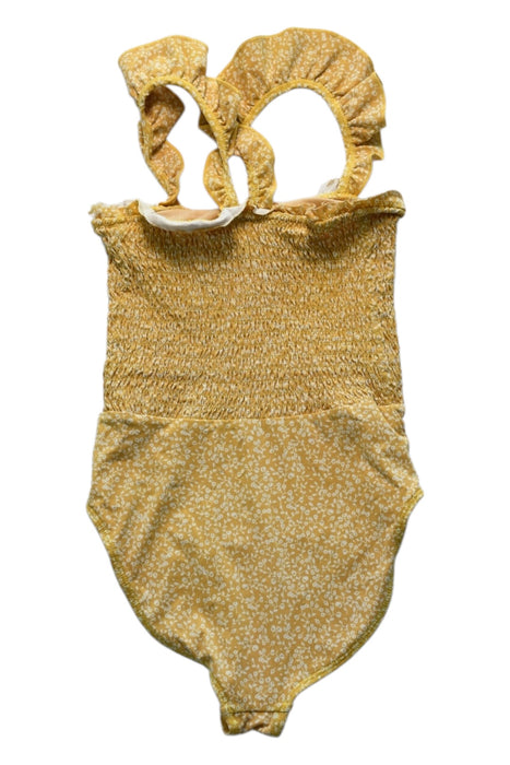 A Yellow Swimsuits from Konges Sløjd in size 4T for girl. (Back View)
