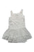 A White Sleeveless Dresses from Polo Ralph Lauren in size 6T for girl. (Back View)