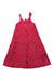 A Red Sleeveless Dresses from Sonia Rykiel H&M in size 6T for girl. (Back View)