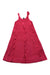 A Red Sleeveless Dresses from Sonia Rykiel H&M in size 6T for girl. (Back View)