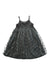 A Grey Sleeveless Dresses from Petit Bateau in size 5T for girl. (Back View)