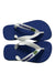 A Blue Flip Flops from Havaianas in size 3T for boy. (Back View)