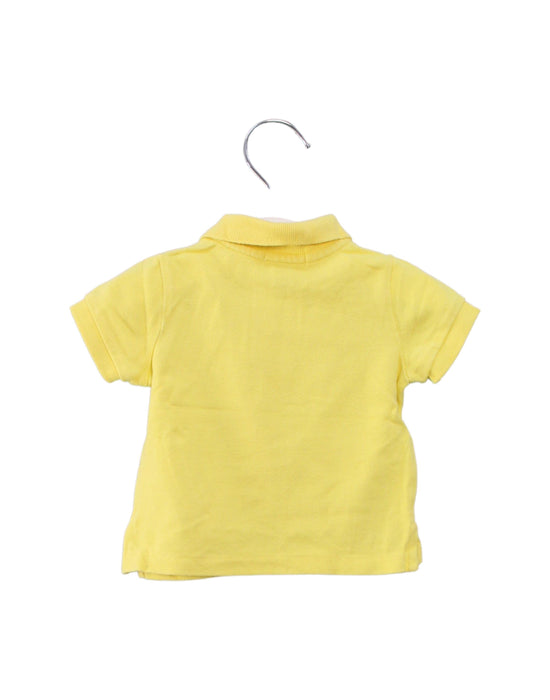 A Yellow Short Sleeve Polos from Ralph Lauren in size 3-6M for boy. (Back View)