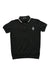 A Black Short Sleeve Polos from Dolce & Gabbana in size 9Y for boy. (Front View)