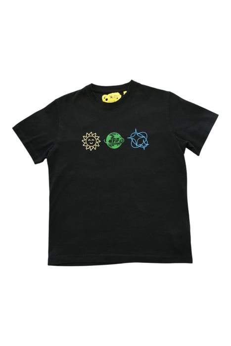 A Black Short Sleeve T Shirts from Off-White in size 10Y for boy. (Front View)