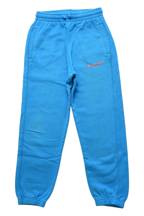 A Blue Sweatpants from Off-White in size 10Y for boy. (Front View)