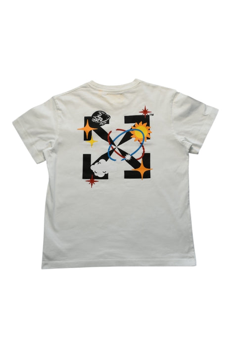 A White Short Sleeve T Shirts from Off-White in size 10Y for boy. (Back View)