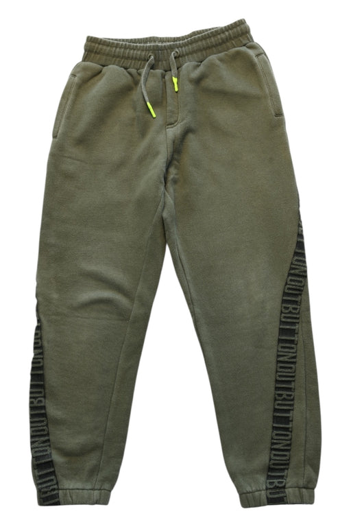A Green Sweatpants from Button Blue  in size 11Y for boy. (Front View)
