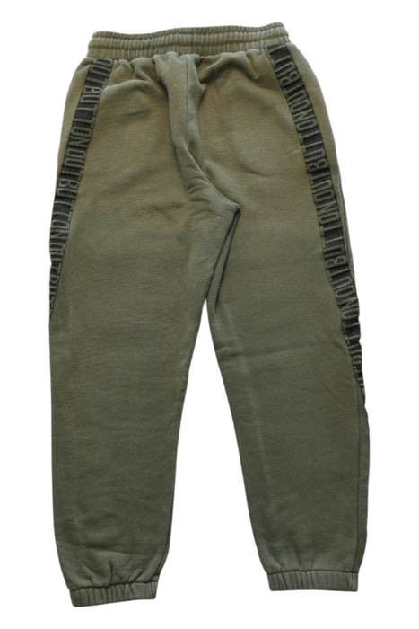 A Green Sweatpants from Button Blue  in size 11Y for boy. (Back View)