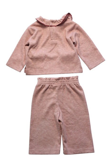 A Pink Pants Sets from Mayoral in size 3-6M for girl. (Back View)