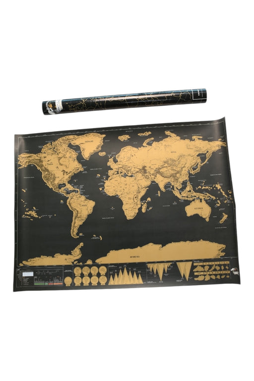 A Black Educational Games & Activity Sets from Scratch Map  in size O/S for neutral. (Front View)
