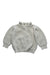 A Grey Cardigans from Cyrillus in size 3-6M for girl. (Back View)