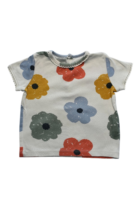 A Multicolour Short Sleeve Tops from Bout'Chou in size 6-12M for girl. (Front View)