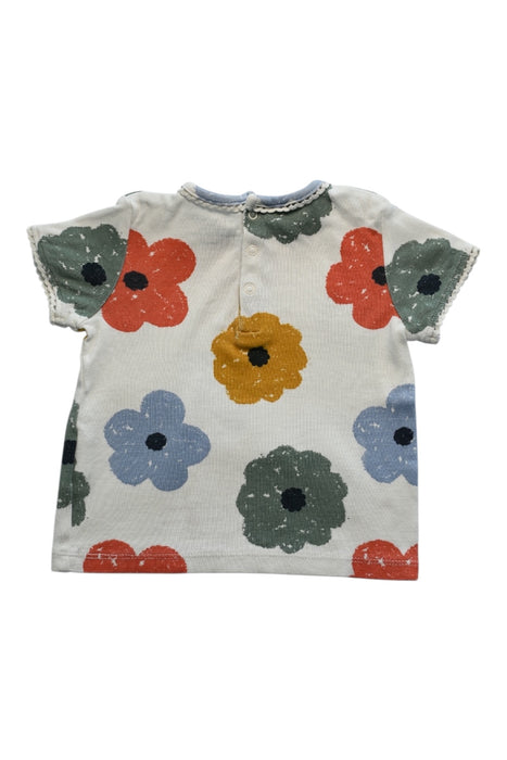 A Multicolour Short Sleeve Tops from Bout'Chou in size 6-12M for girl. (Back View)