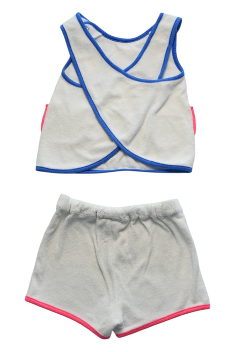 A White Shorts Sets from Jacadi in size 18-24M for girl. (Back View)