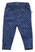 A Navy Leggings from Jojo Maman Bébé in size 3-6M for girl. (Front View)