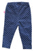 A Navy Leggings from Jojo Maman Bébé in size 3-6M for girl. (Back View)