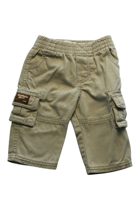 A Beige Casual Pants from OshKosh B'gosh in size 3-6M for boy. (Front View)