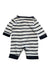 A Navy Long Sleeve Rompers from J by Jasper Conran in size Newborn for boy. (Back View)