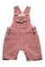 A Red Long Overalls from Mamas & Papas in size 0-3M for boy. (Front View)