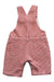 A Red Long Overalls from Mamas & Papas in size 0-3M for boy. (Back View)