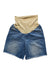 A Blue Shorts from Indigo Blue in size Maternity-S for maternity. (Front View)