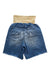 A Blue Shorts from Indigo Blue in size Maternity-S for maternity. (Back View)